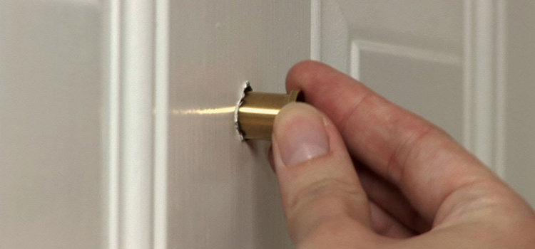 peephole door repair in Monterey